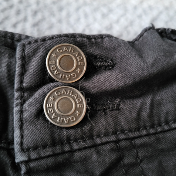 Y2K Garage Cargo Pant Bottom Sinched Cuff Two Botton - Picture 4 of 6